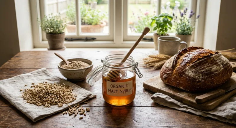 Organic Malt Syrup: The Complete Guide to Types, Uses & Benefits 3 Organic Malt Syrup The Complete Guide to Types Uses Benefits 1 800x436 png