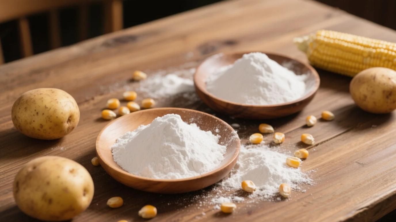 Organic Potato Starch vs. Cornstarch: Which Is the Healthier Thickener? 1 organic corn starch vs organic potato starch