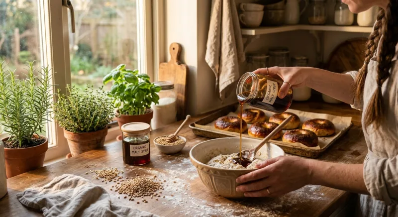 Baking with a Boost: Elevating Your Recipes with Organic Malt Syrup 7 How to Use Organic Malt Syrup at Home: Baking, Bagels & Cooking