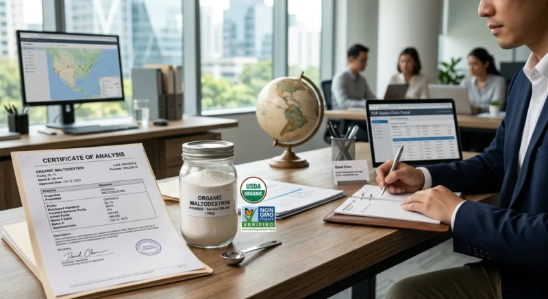 Sourcing Organic Maltodextrin: A Procurement Buyer's Guide to Quality and Certification 9 Sourcing Organic Maltodextrin: A Procurement Buyer's Guide to Quality and Certification