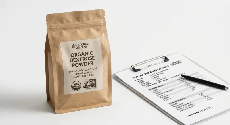 Sourcing Organic Dextrose: Grades, Certifications and Quality Benchmarks 1 Sourcing Organic Dextrose Grades, Certifications and Quality Benchmarks