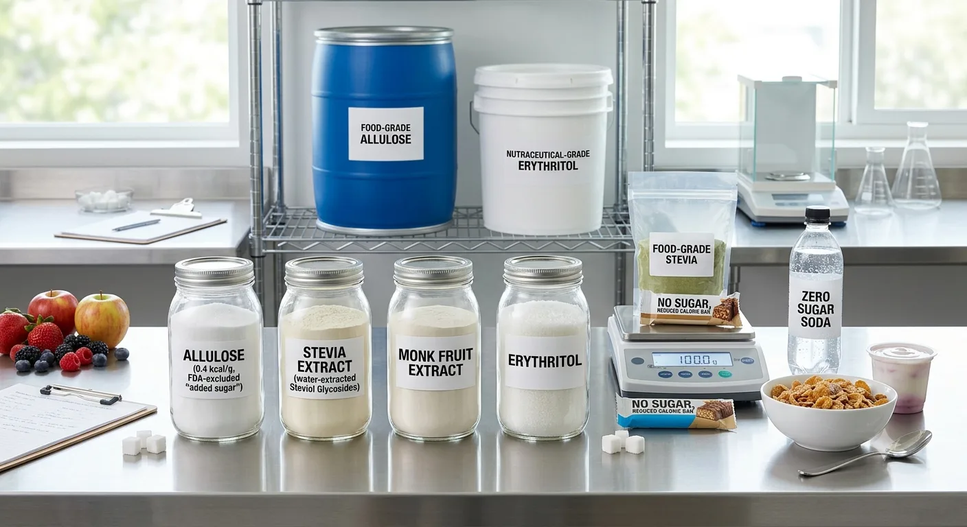 Home 7 Zero Calorie Reduced Sugar Sweeteners