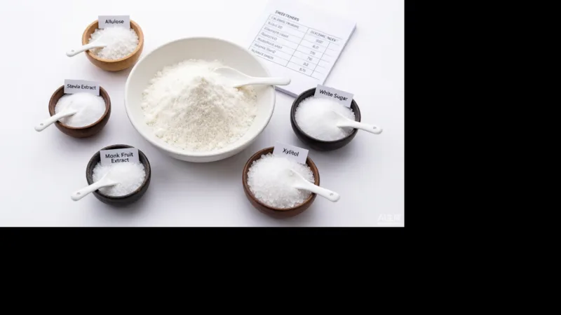 Organic Erythritol vs. Allulose, Stevia & More: Full Sweetener Comparison 3 A clean product comparison fla 2026 08 05T01 40 49 cropped 800x450 png